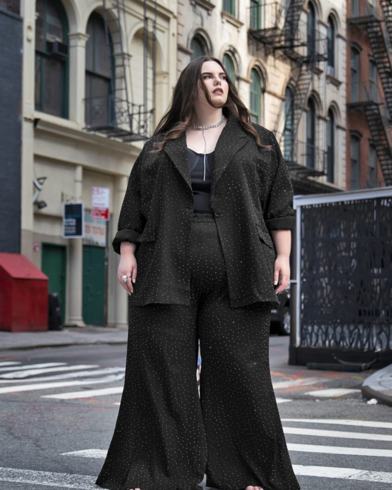 Plus size bell bottom pants hotsell